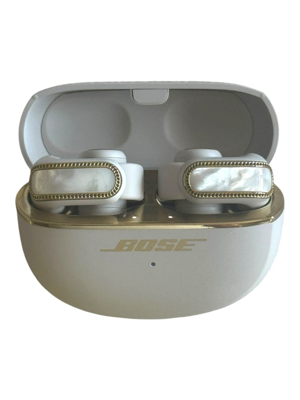 Bose White and Gold Earbud Headphones